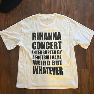*RARE* Rihanna Super Bowl LVII savage fenty shirt (large)